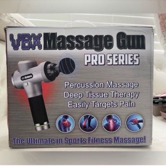 NEW VBX PRO SERIES 6 PIECE PERCUSSION MASSAGE GUN - Picture 1 of 10